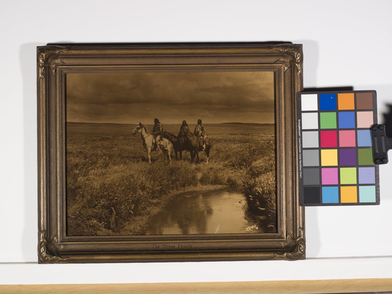 The Three Chiefs, Piegan by Edward Sheriff Curtis