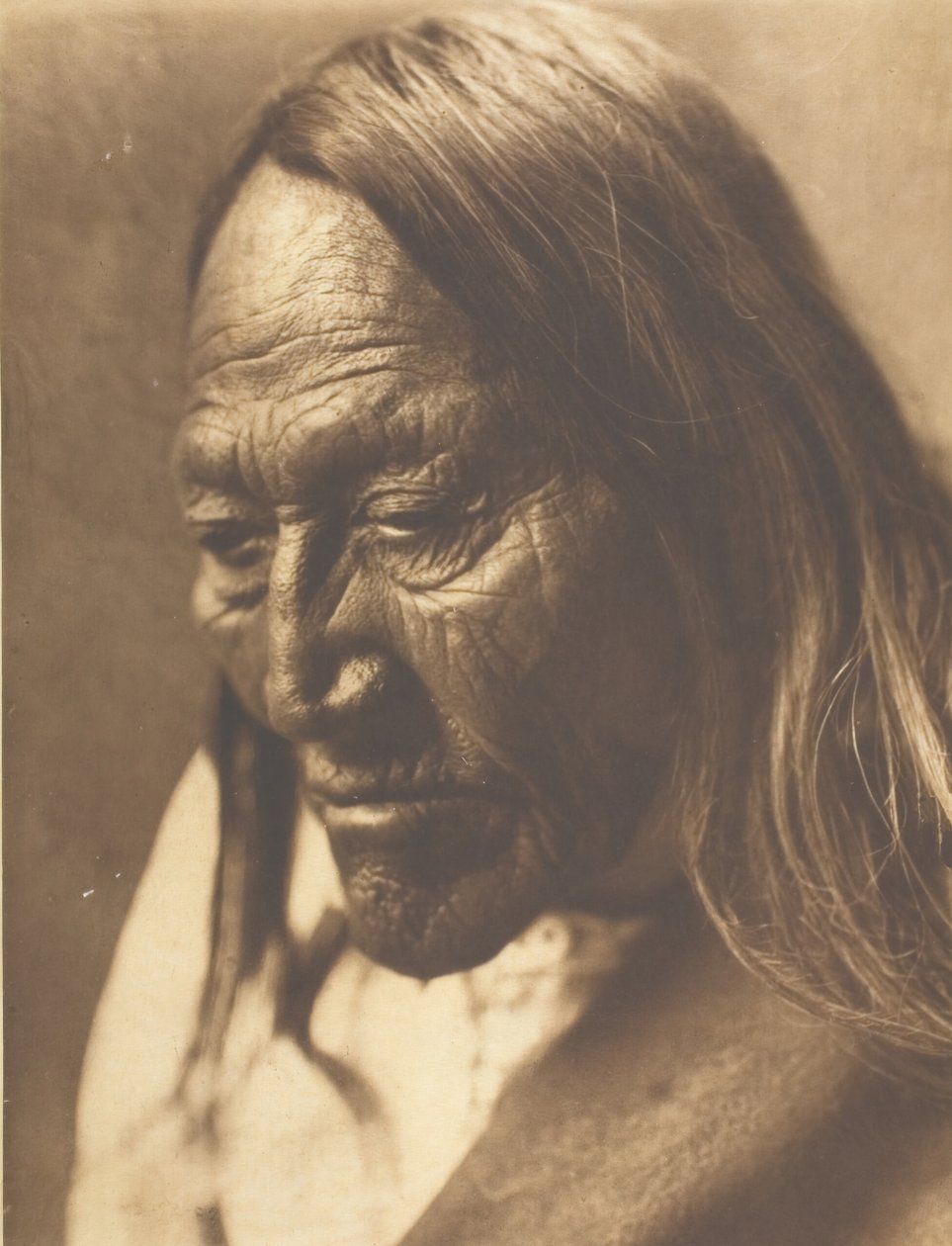 Two Strike, 1907 by Edward Sheriff Curtis