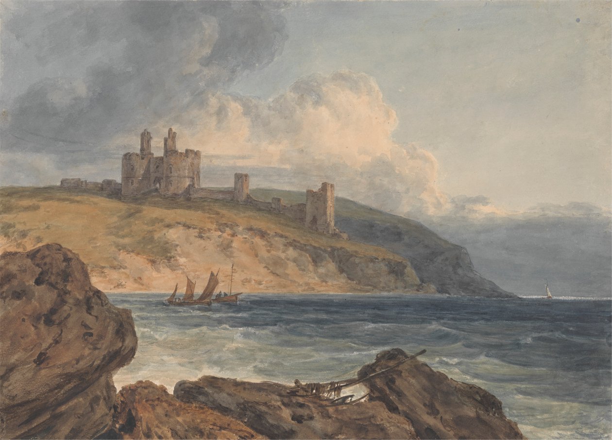 Dustanborough Castle by Edward Swinburne