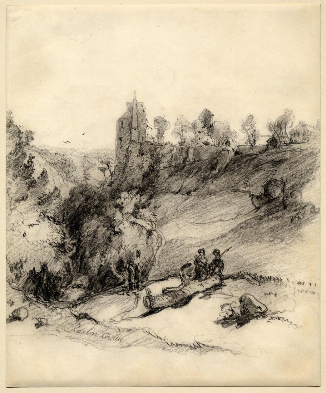 Roslin Castle by Edward Thomas Daniell
