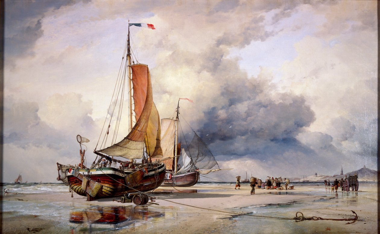 Dutch Pincks at Scheveningen, Holland by Edward William Cooke