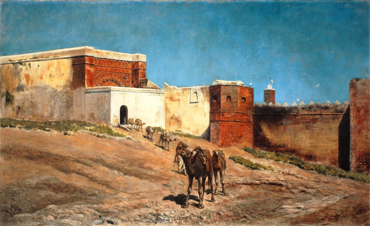 Caravans Departing, 1879 by Edwin Lord Weeks