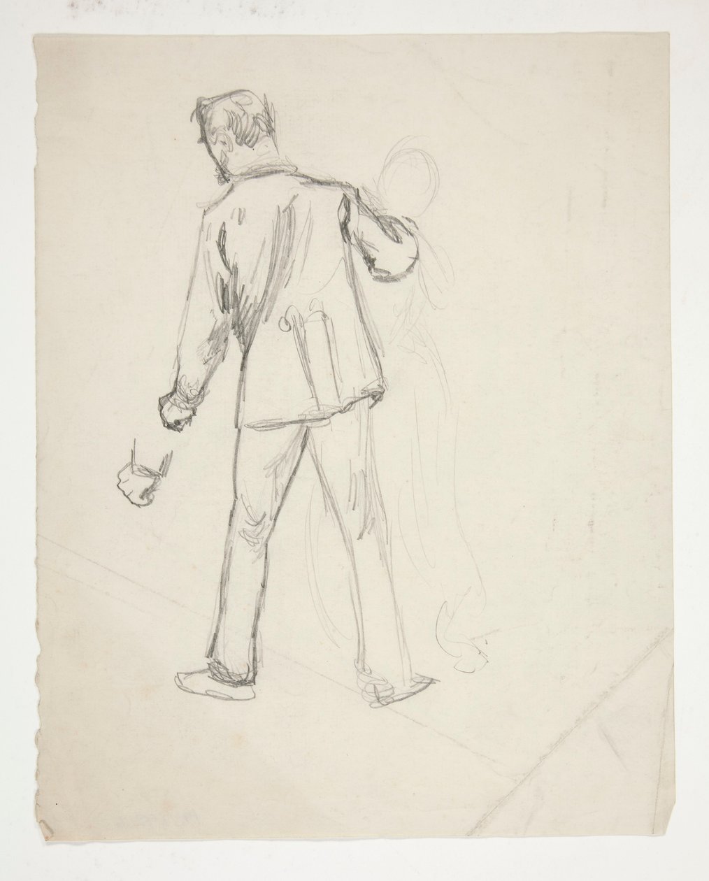 A Male and a Female Figure by Edwin Austin Abbey