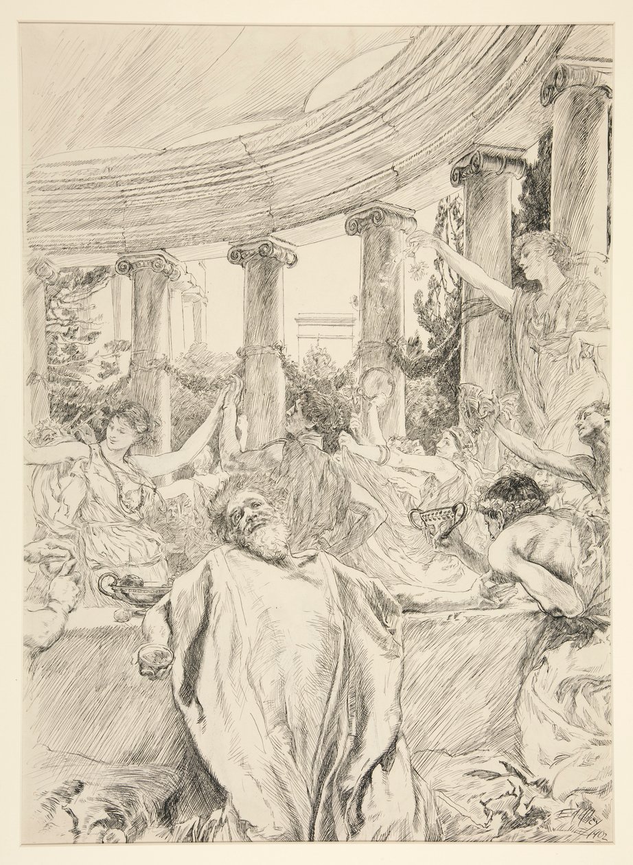 Apemantus by Edwin Austin Abbey