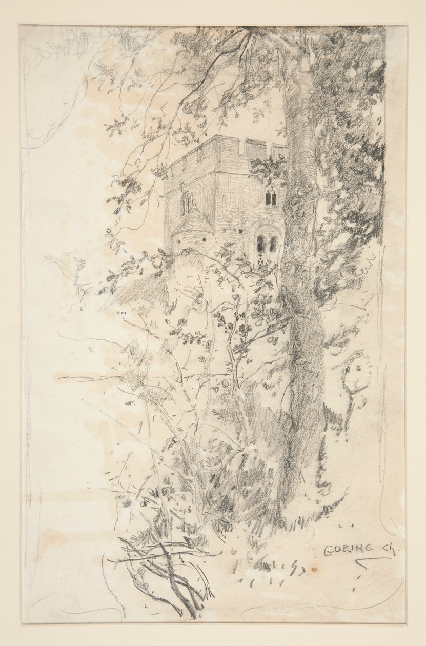 Architectural Study by Edwin Austin Abbey