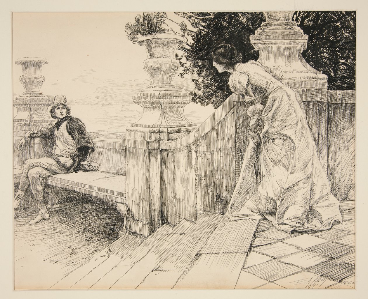 Beatrice by Edwin Austin Abbey