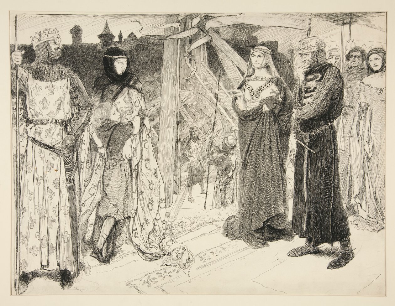 Before the Walls of Algiers by Edwin Austin Abbey
