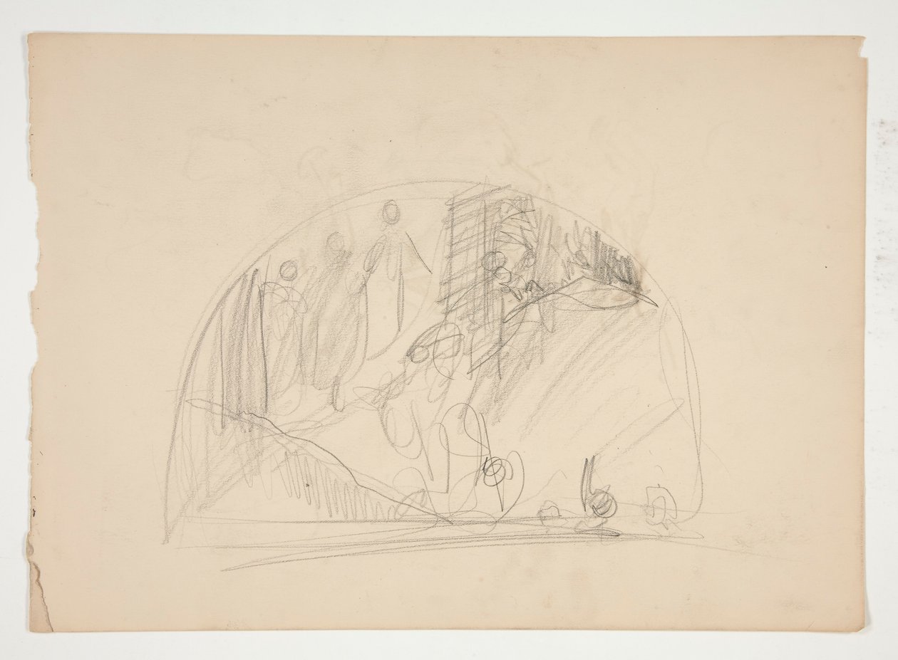 Composition Study by Edwin Austin Abbey
