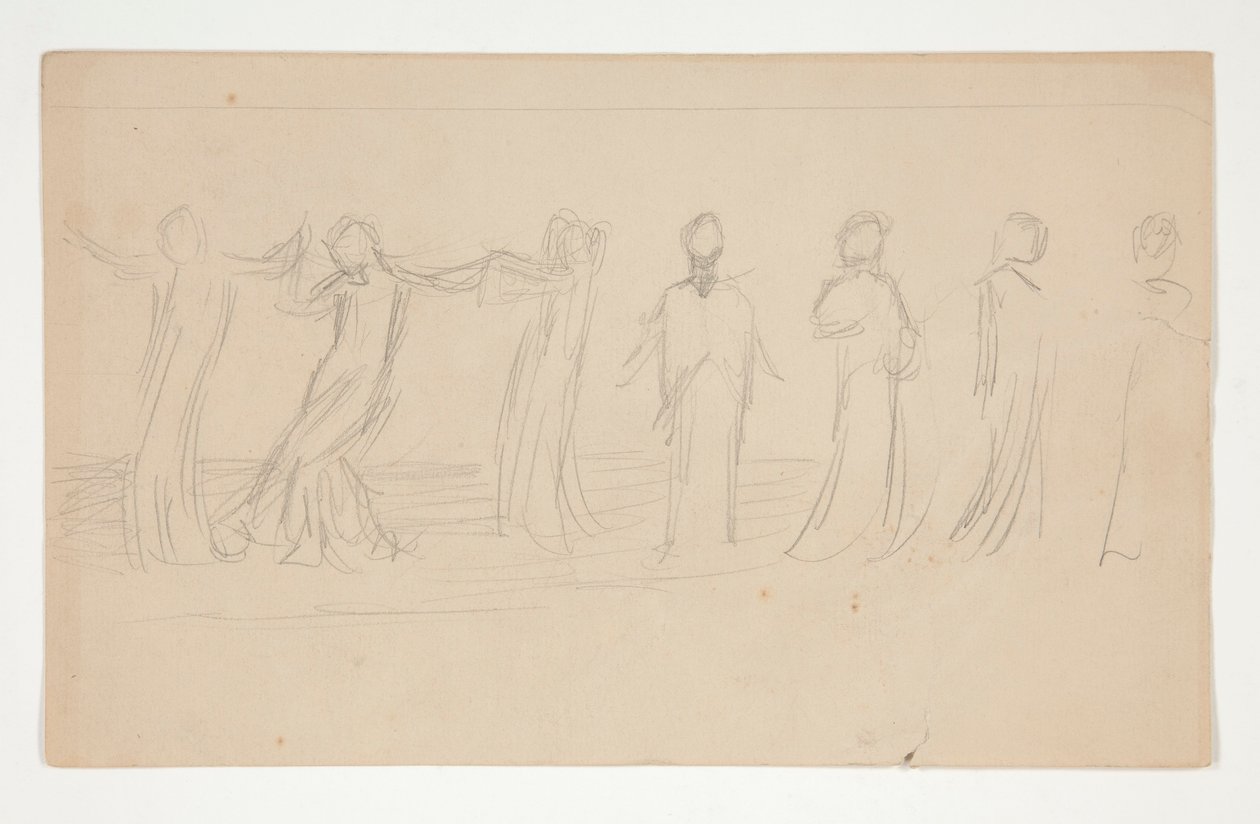 Composition study by Edwin Austin Abbey