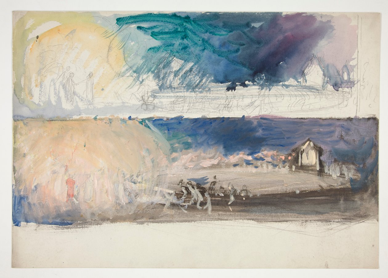 Composition Study for by Edwin Austin Abbey