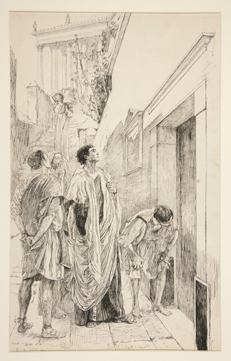Dromio of Ephesus by Edwin Austin Abbey