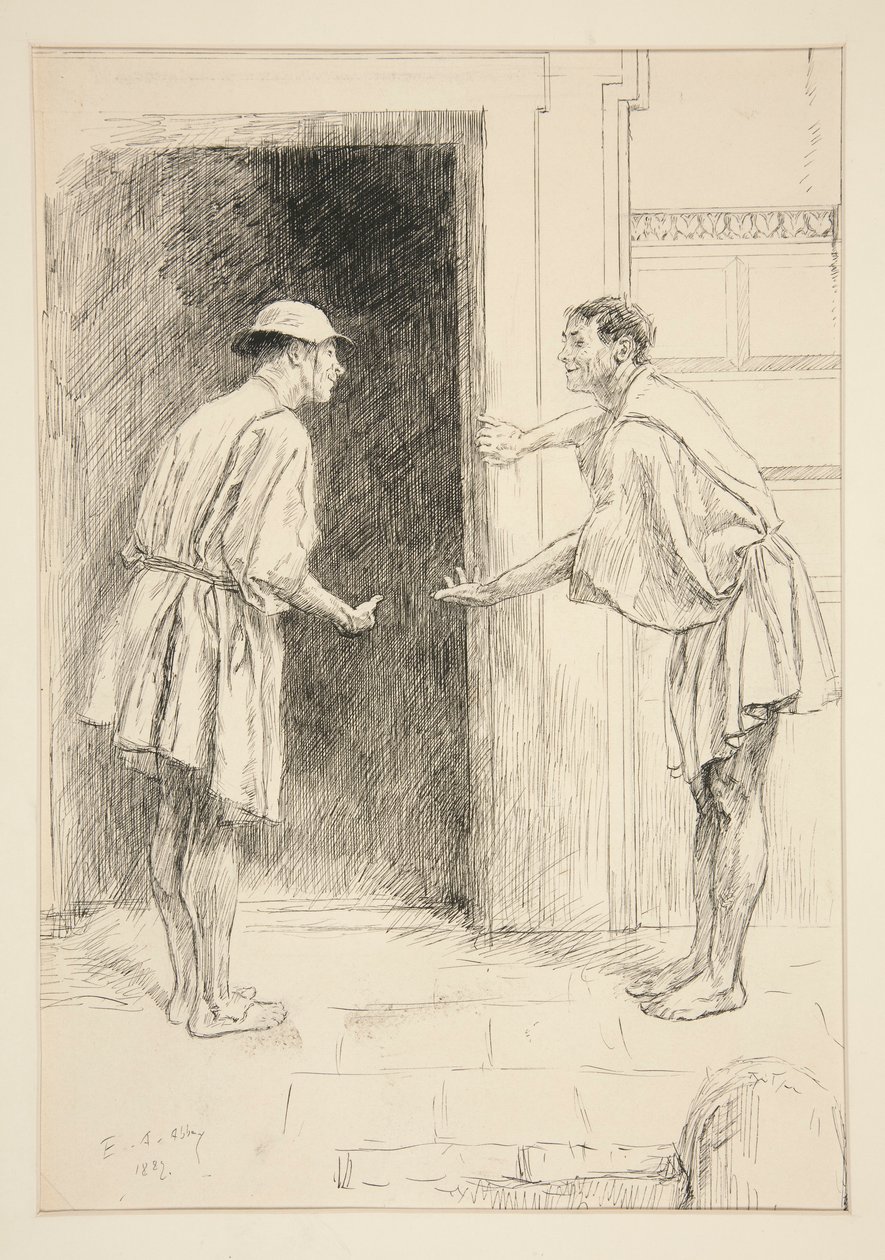 Dromio of Ephesus by Edwin Austin Abbey