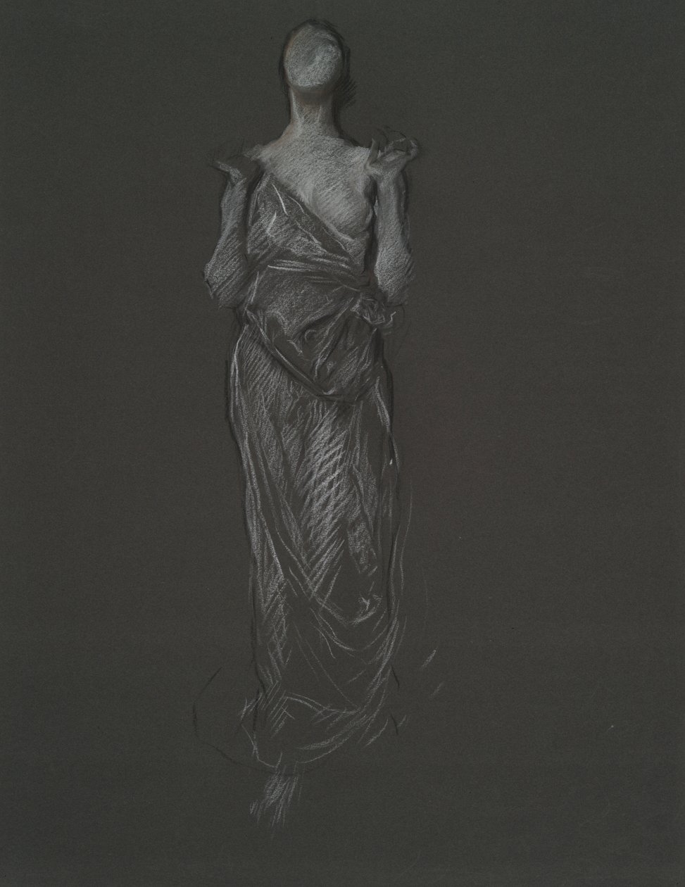Early figure study by Edwin Austin Abbey