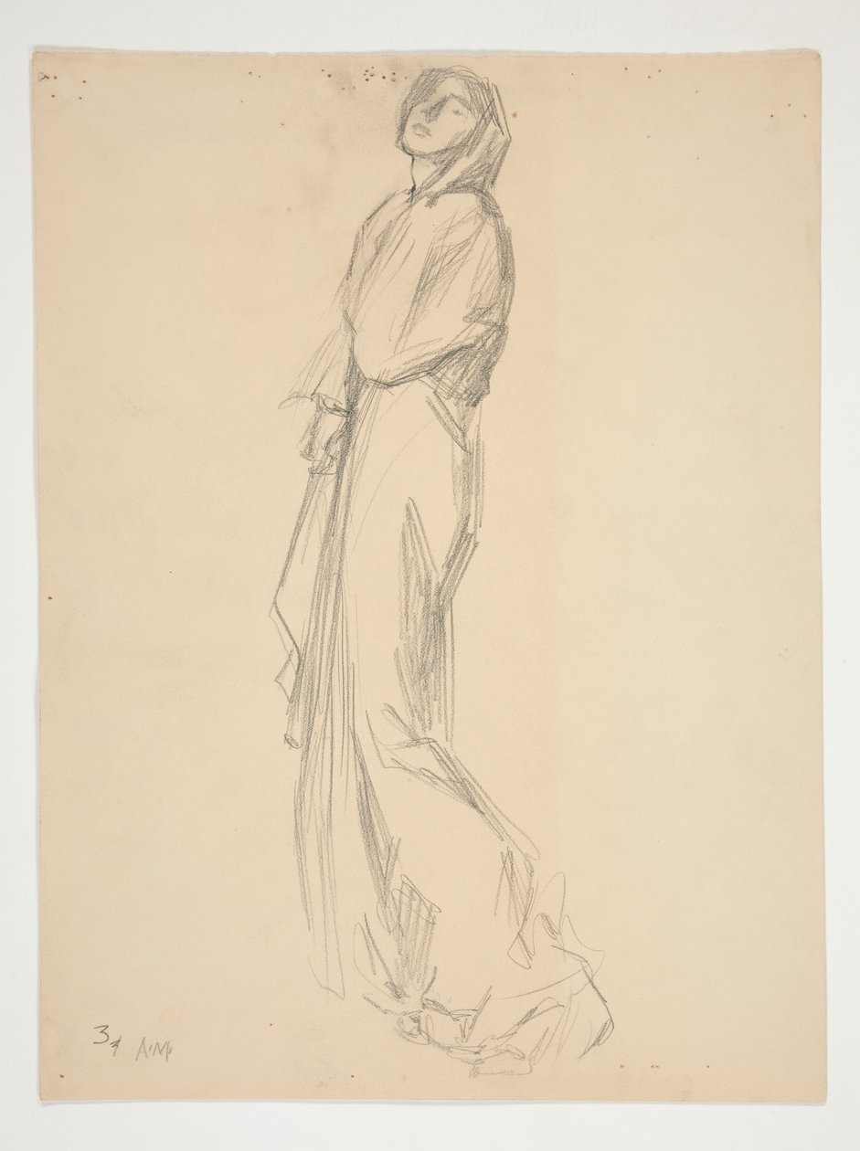 Figure Study by Edwin Austin Abbey