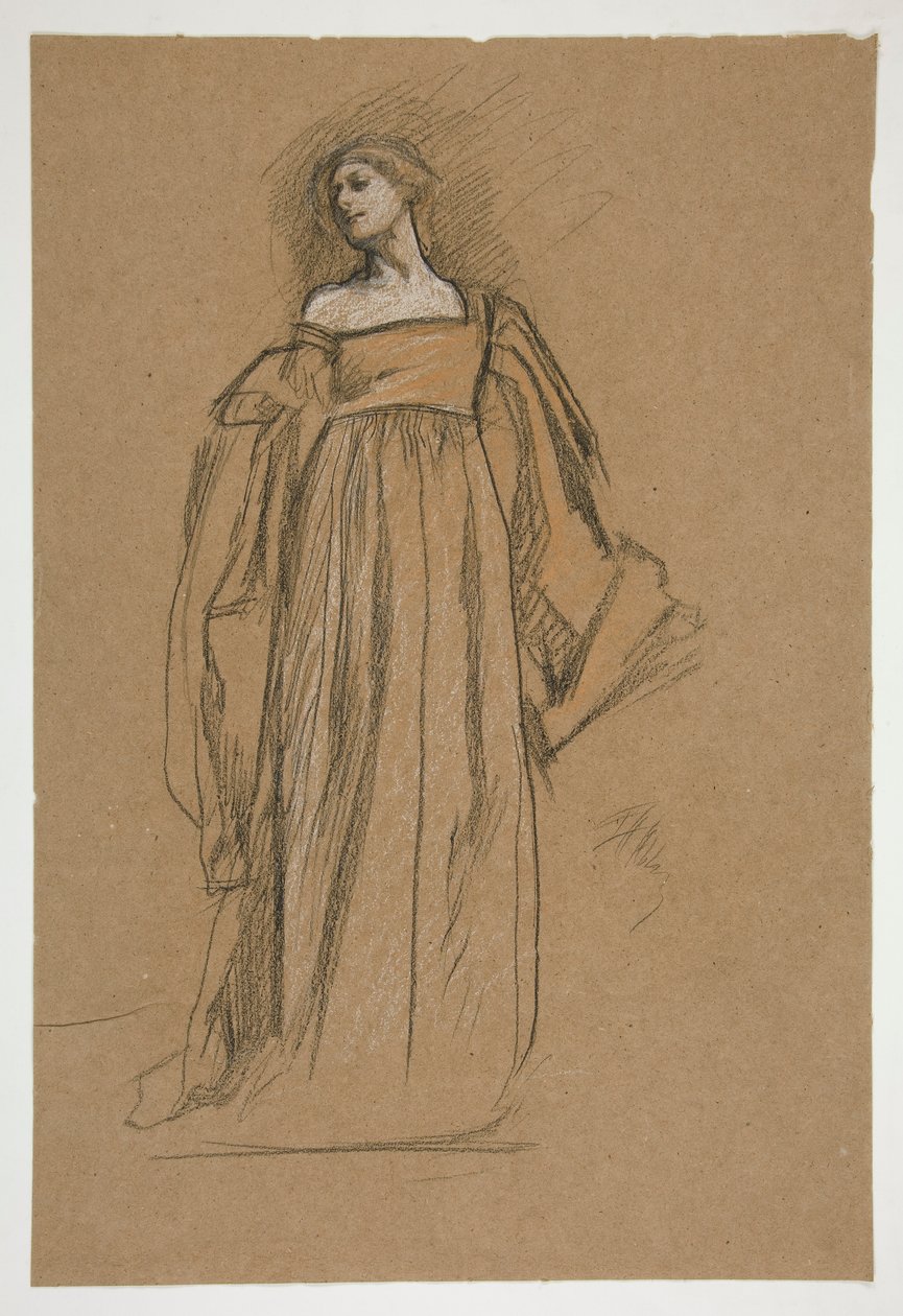 Figure Study by Edwin Austin Abbey