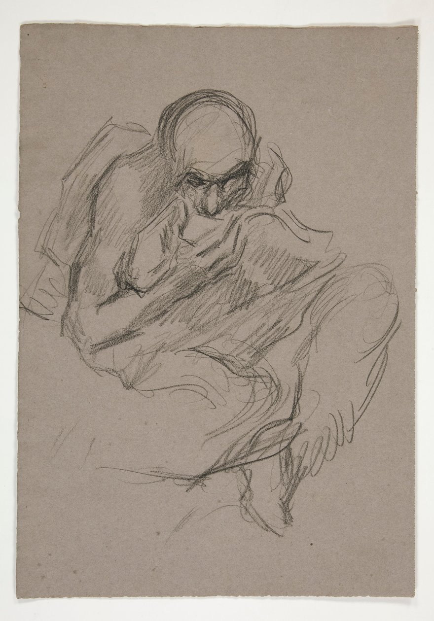 Figure Study by Edwin Austin Abbey