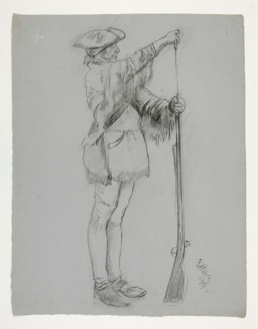 Figure Study by Edwin Austin Abbey