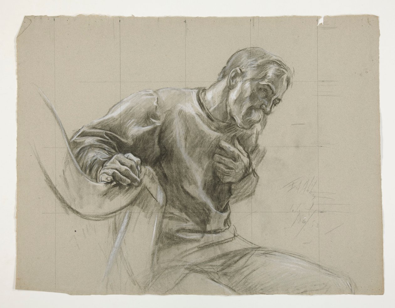 Figure Study by Edwin Austin Abbey