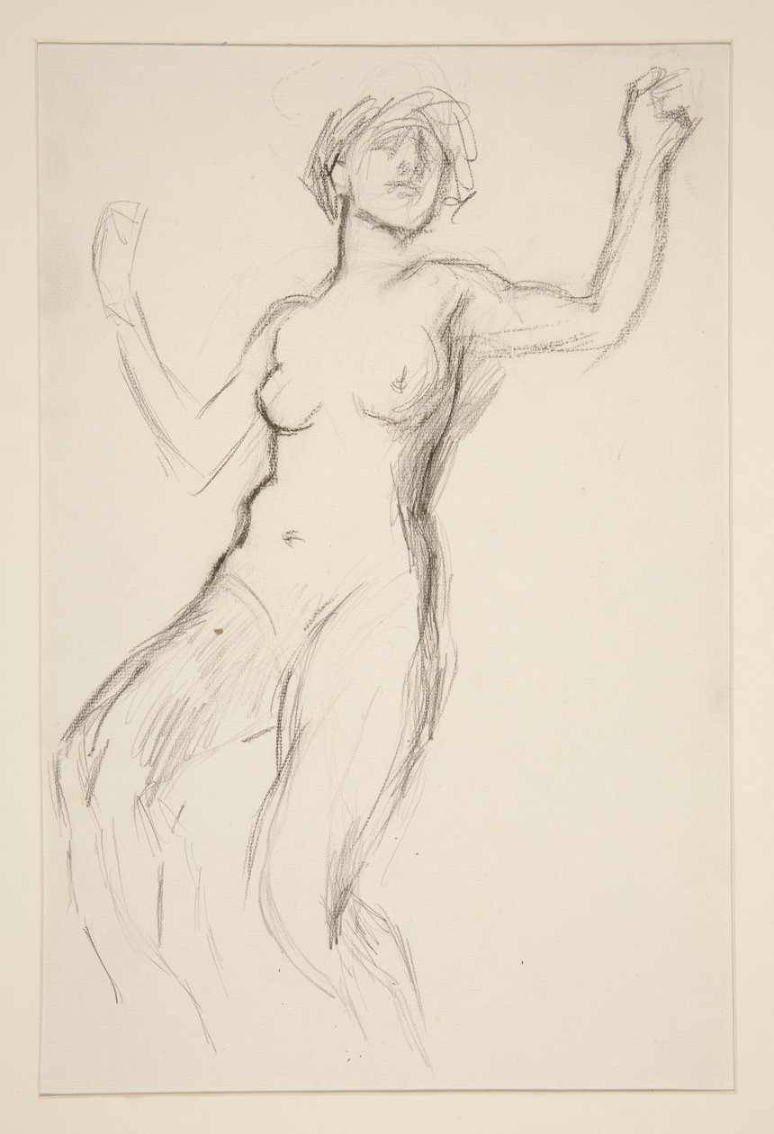 Figure study by Edwin Austin Abbey