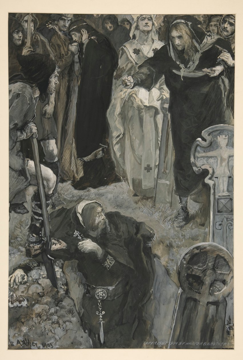 Hamlet by Edwin Austin Abbey