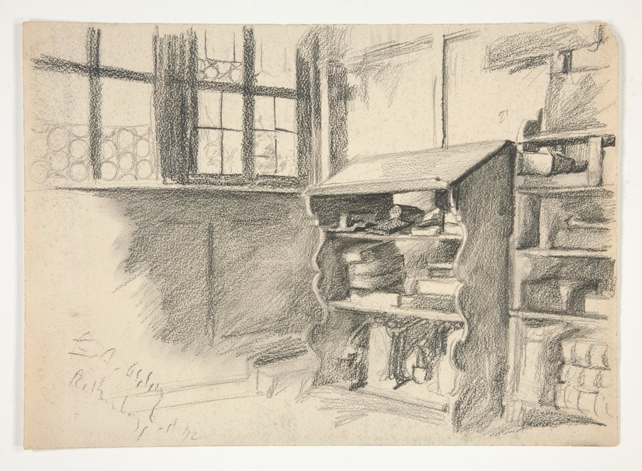 Interior Study: Rothenburg by Edwin Austin Abbey