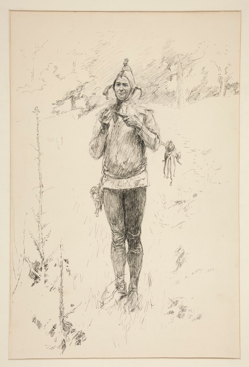 Jaques by Edwin Austin Abbey