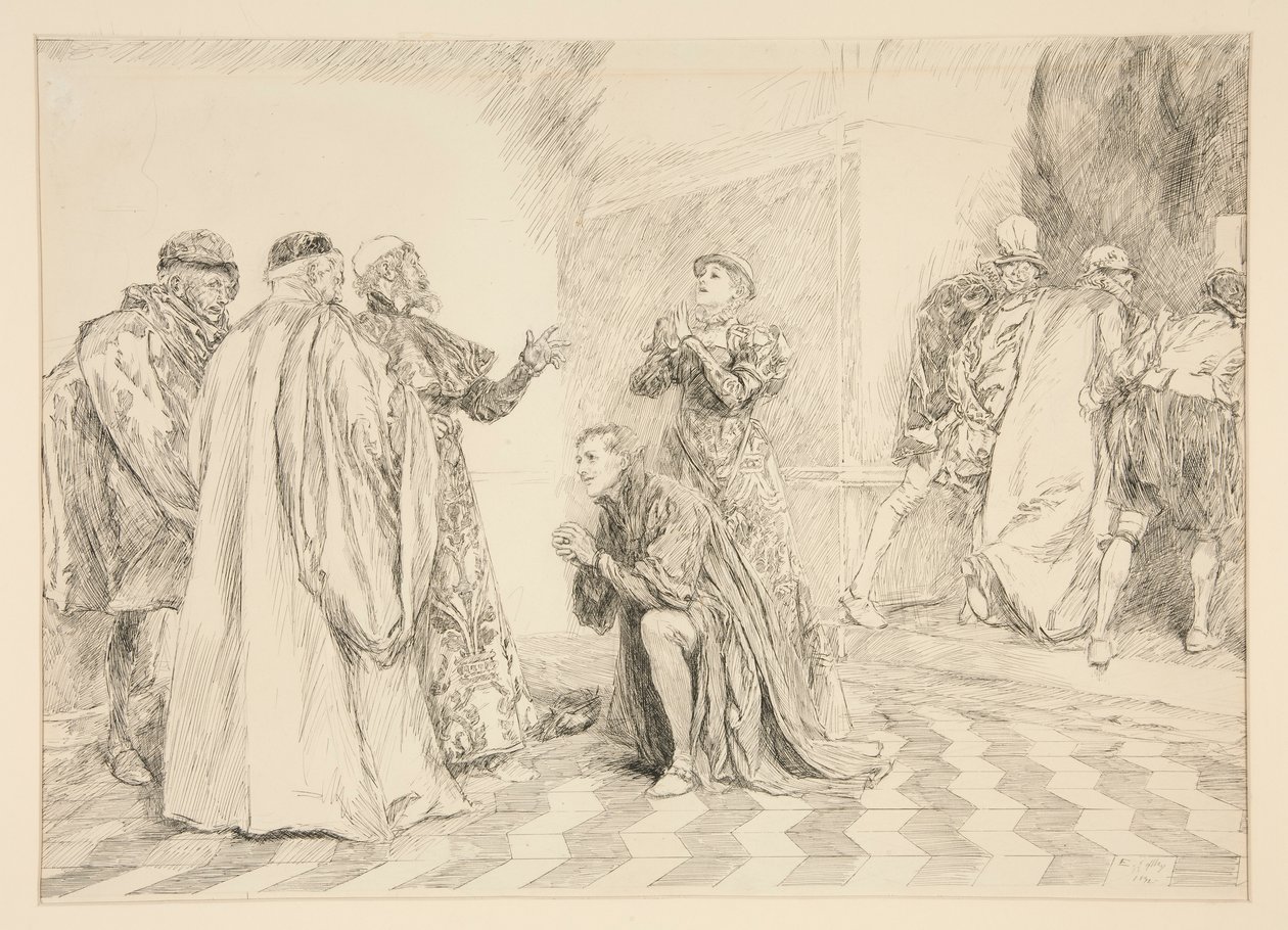 Lucentio by Edwin Austin Abbey