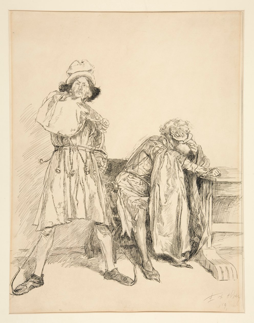 Parolles by Edwin Austin Abbey