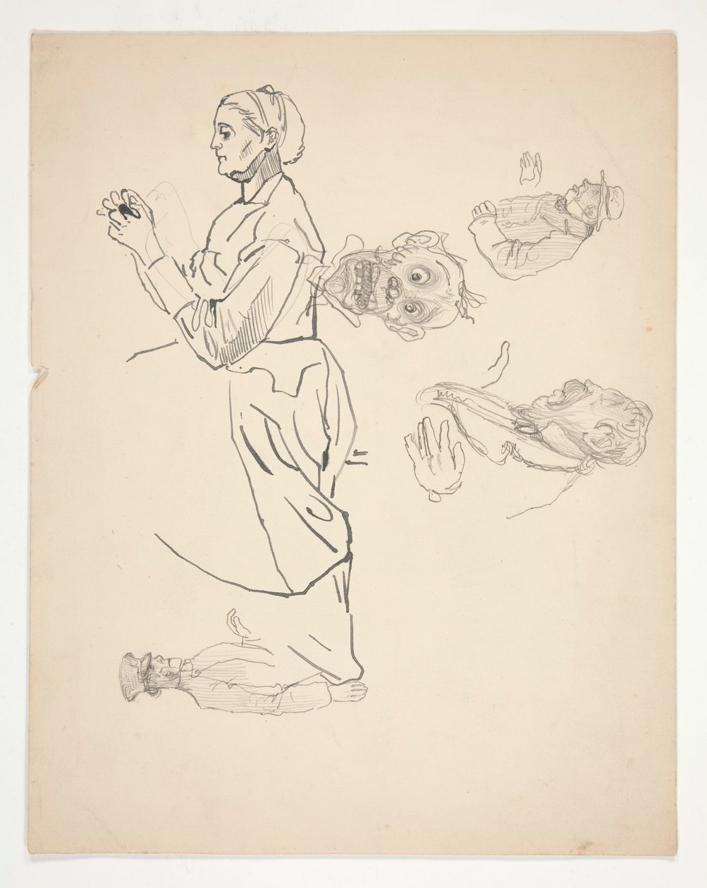 Sheet of Studies by Edwin Austin Abbey