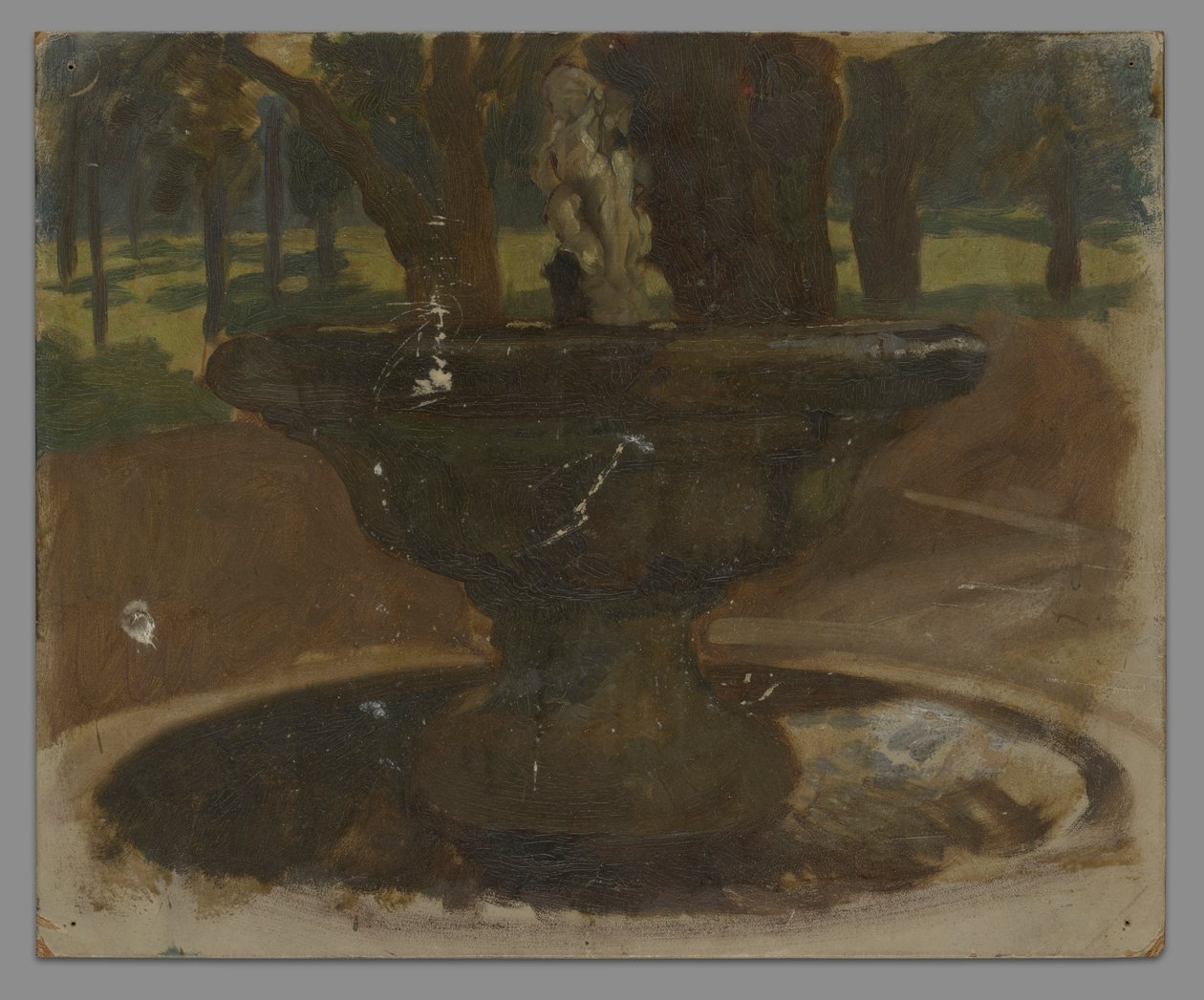Study of a Fountain by Edwin Austin Abbey