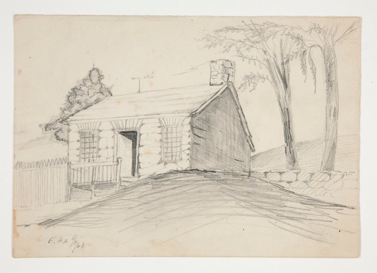 The Oldest House in Ellicotts Mills by Edwin Austin Abbey