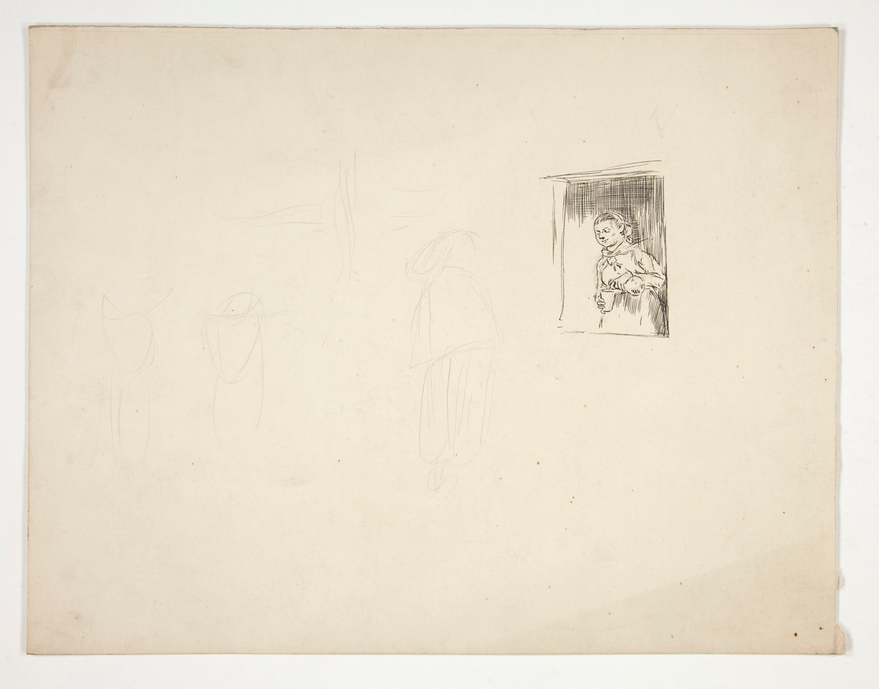 Woman at Window by Edwin Austin Abbey
