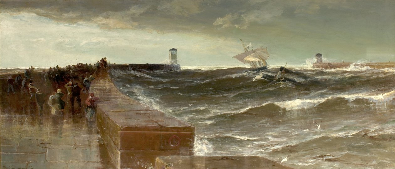 After Three Days Gale, 1885 by Edwin Ellis