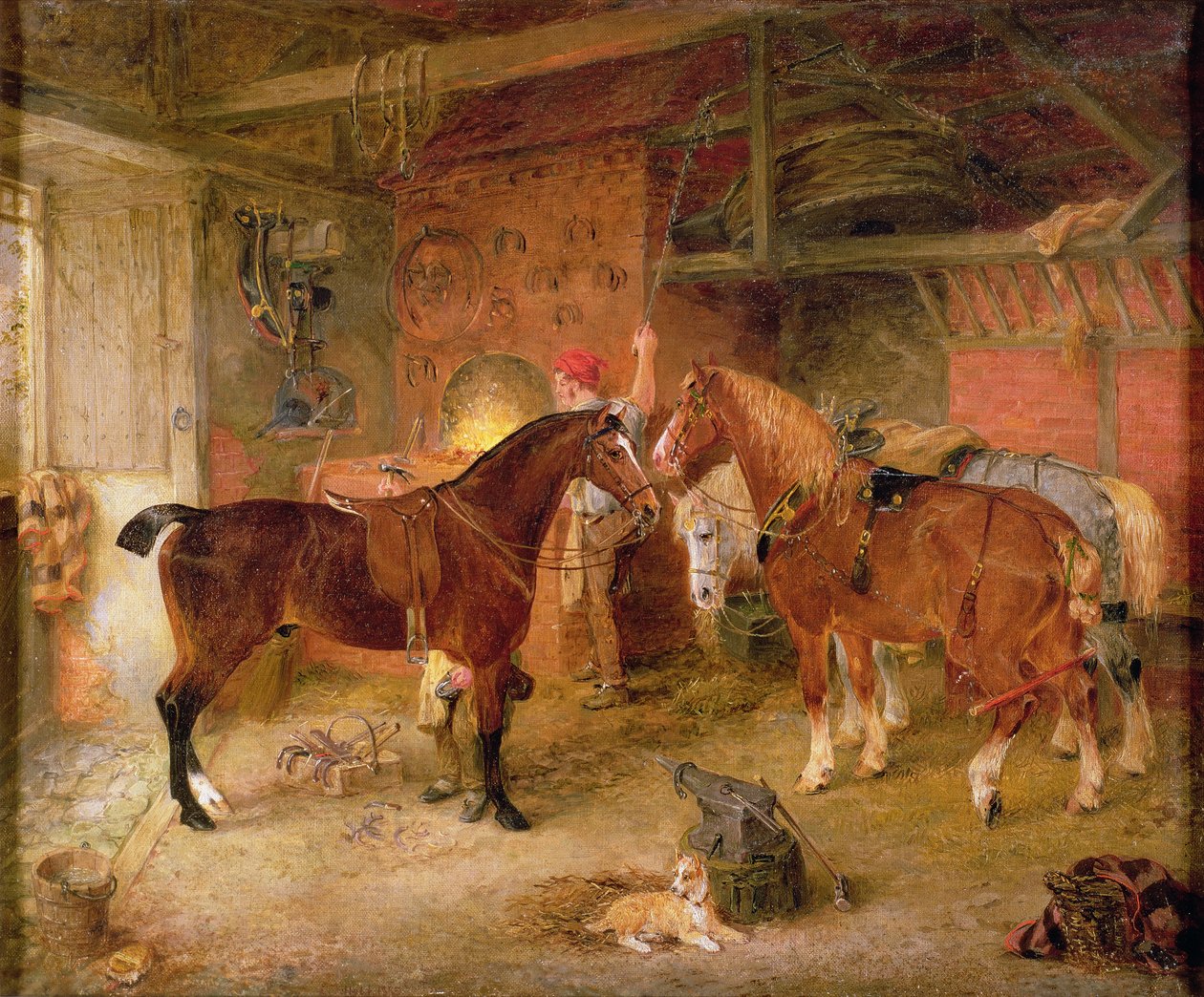 The Blacksmith by Edwin Frederick Holt