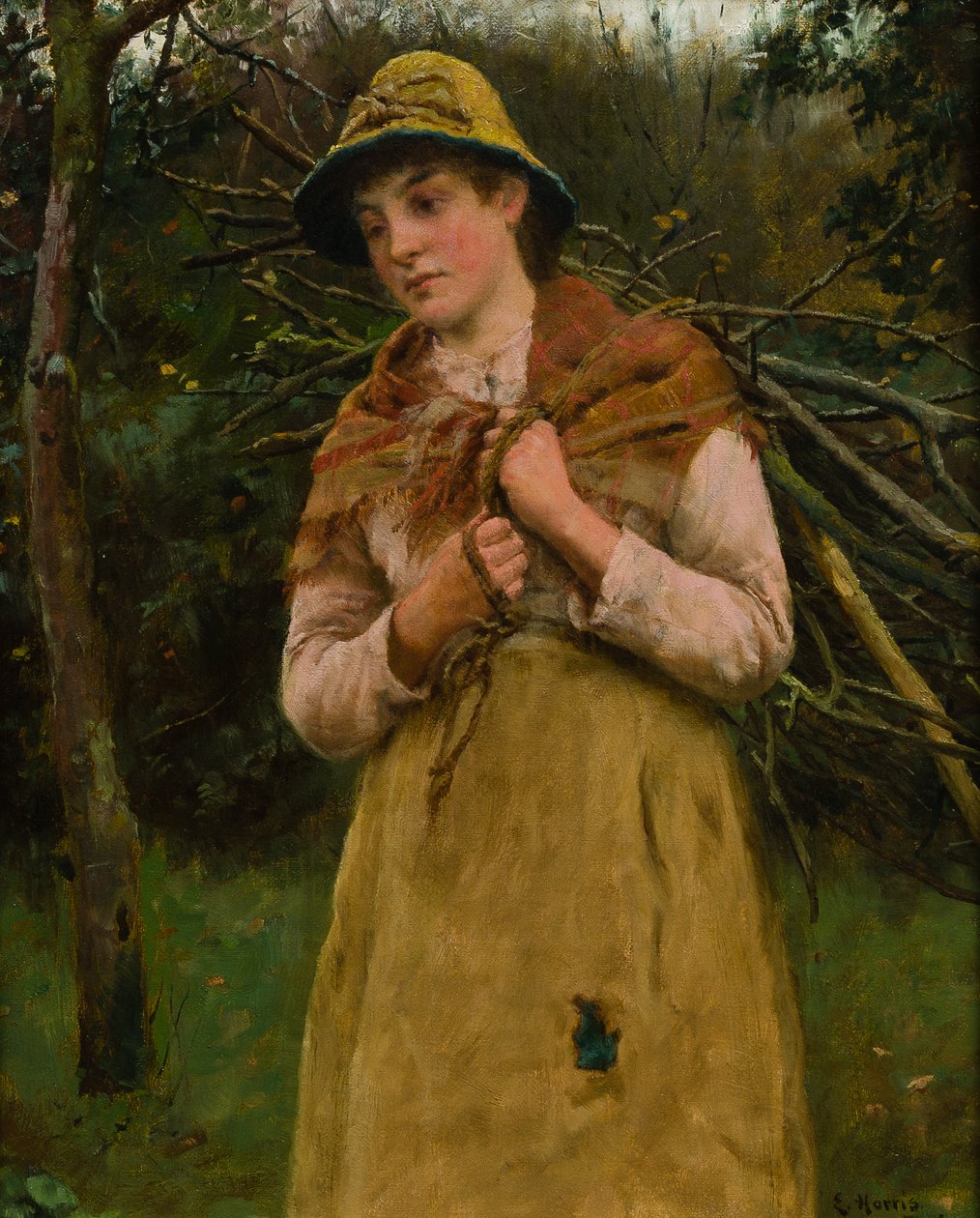 Gathering Sticks by Edwin Harris