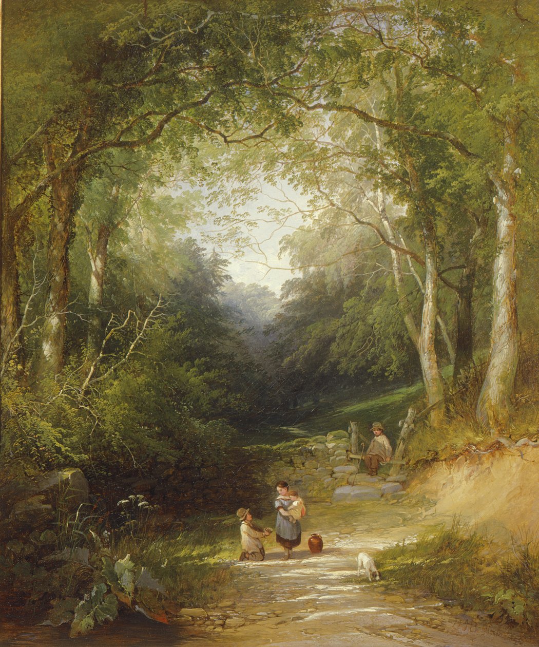 A Path Through the Wood by Edwin Henry Boddington