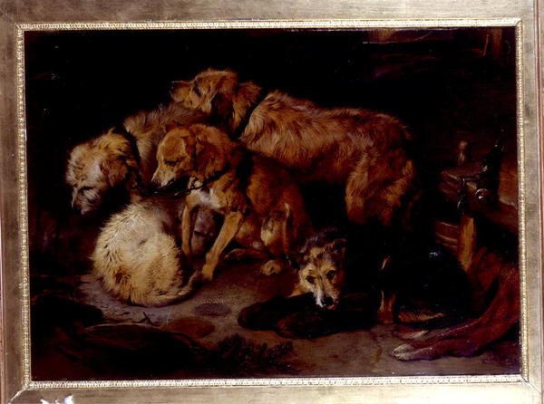 Fireside Party by Edwin Landseer