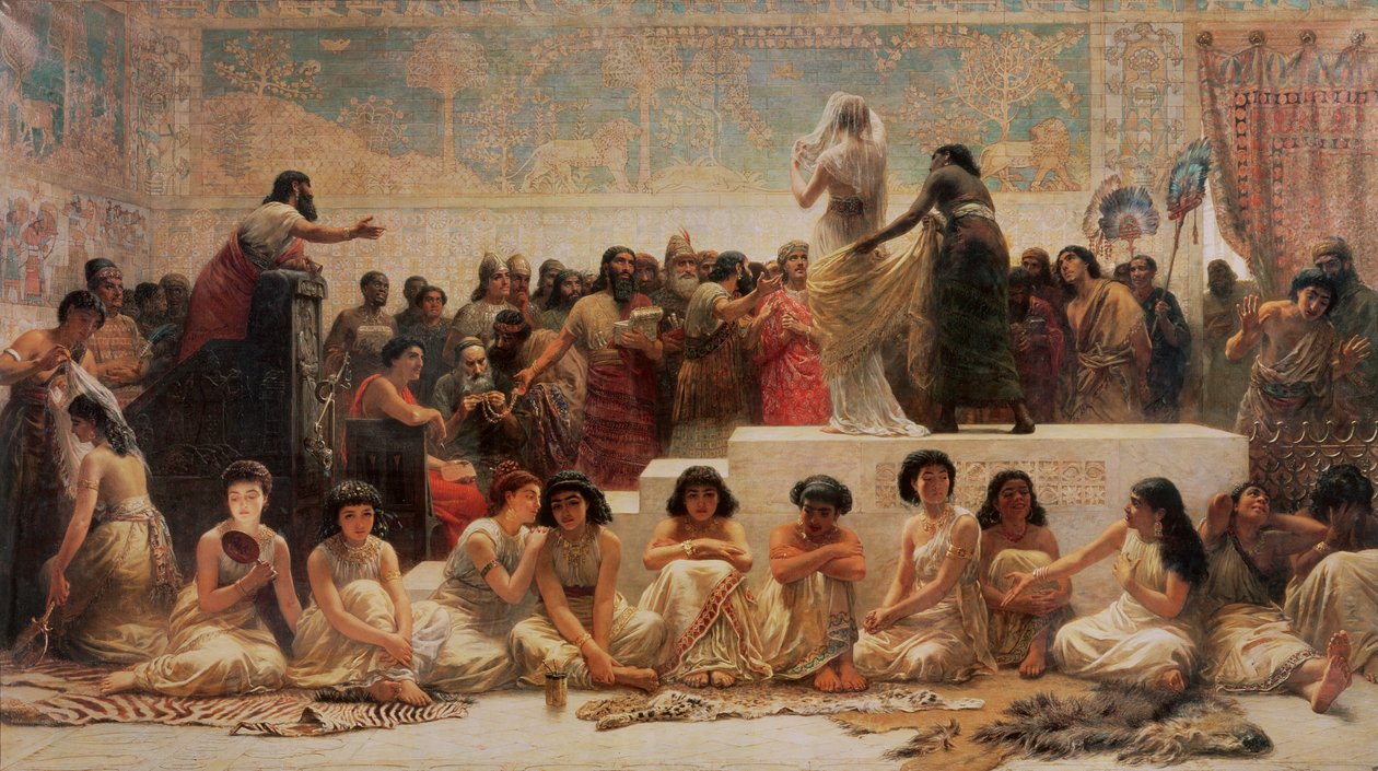 The Babylonian Marriage Market by Edwin Longsden Long
