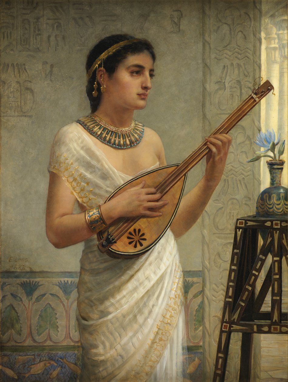 The Mandolin Player by Edwin Longsden Long
