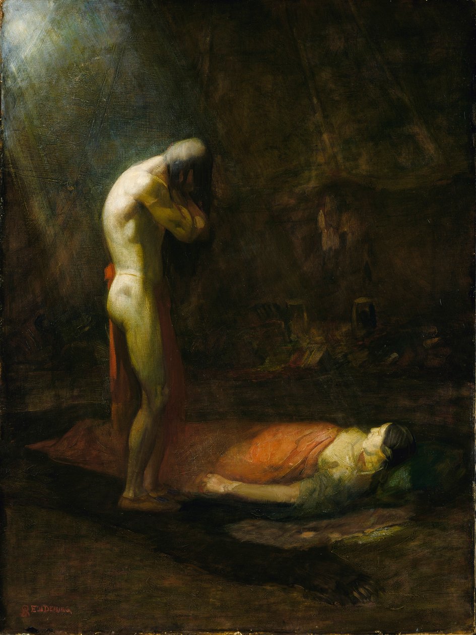 The Mourning Brave by Edwin Willard Deming