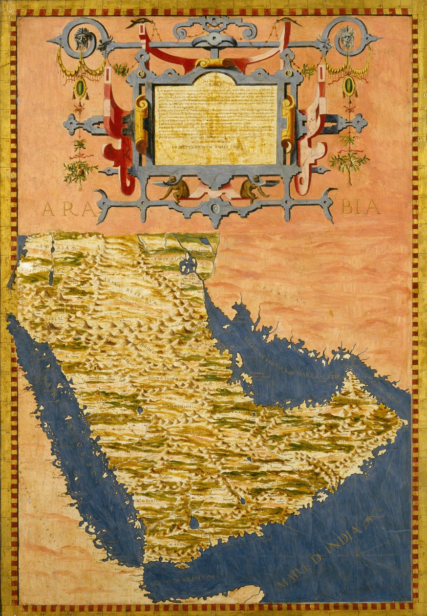 Arabian Peninsula by Ignazio Danti
