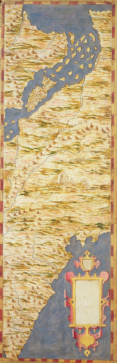 Map of Brazil, from the 