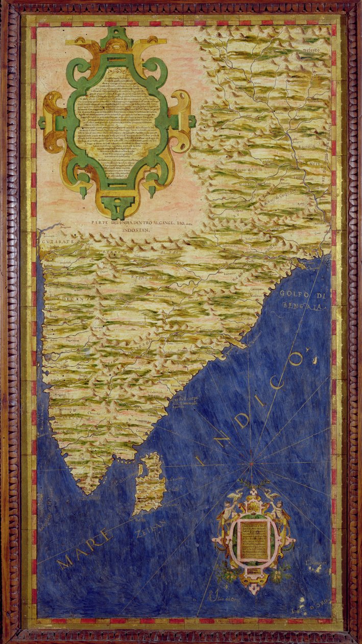 Map of India and Ceylon, from the 