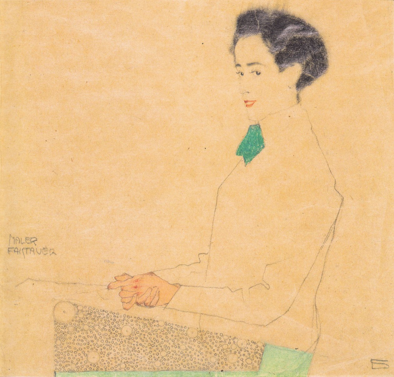 Portrait of the Painter Anton Faistauer by Egon Schiele