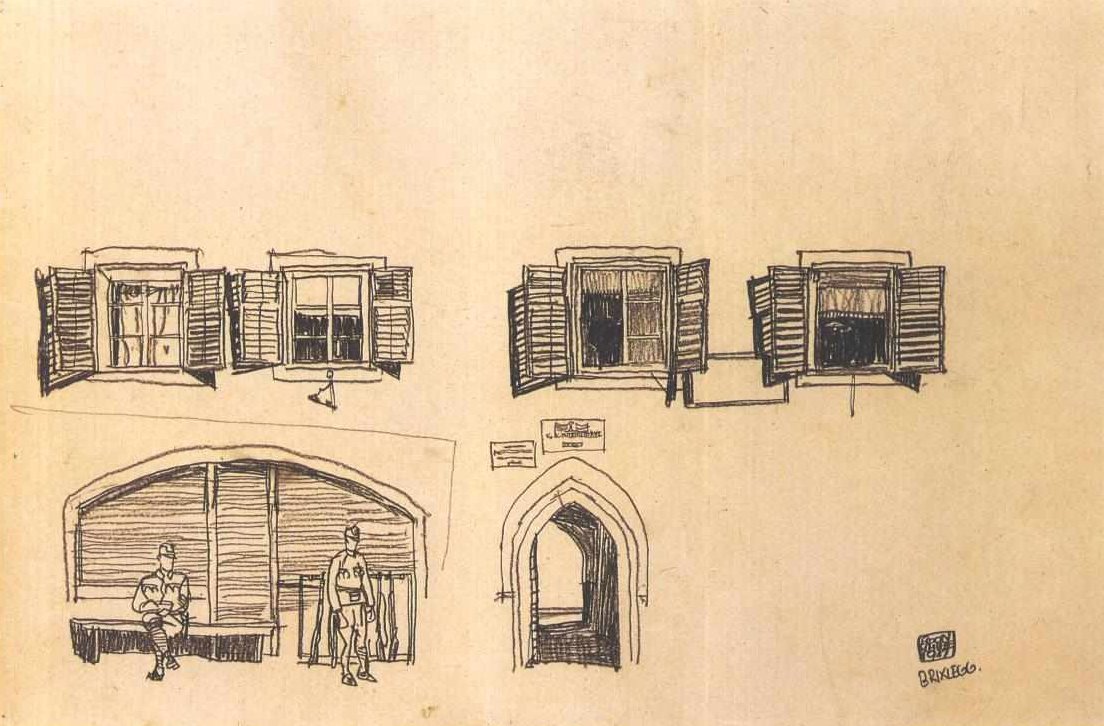 Branch of Brixlegg of the Imperial and Royal Consumer Establishment by Egon Schiele