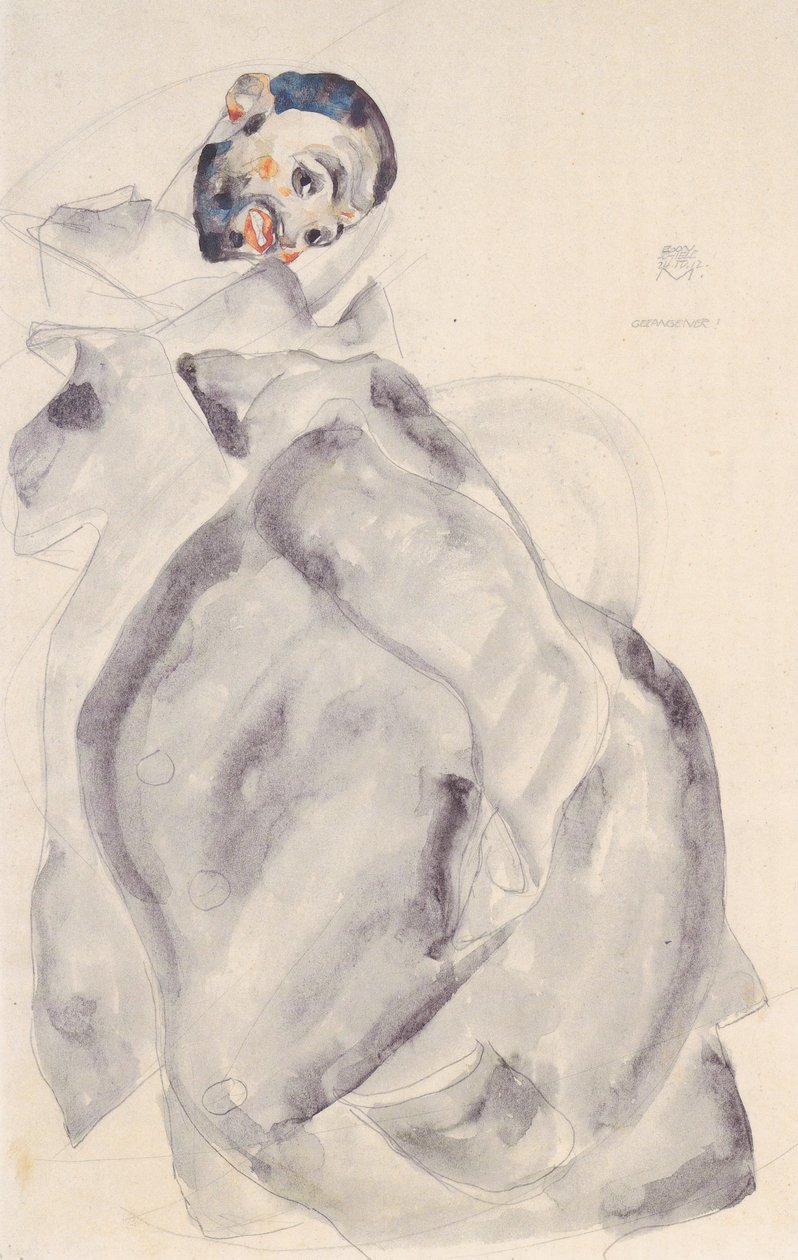 Prisoner by Egon Schiele