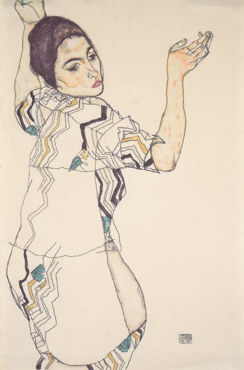 Portrait of Friederike Maria Beer by Egon Schiele