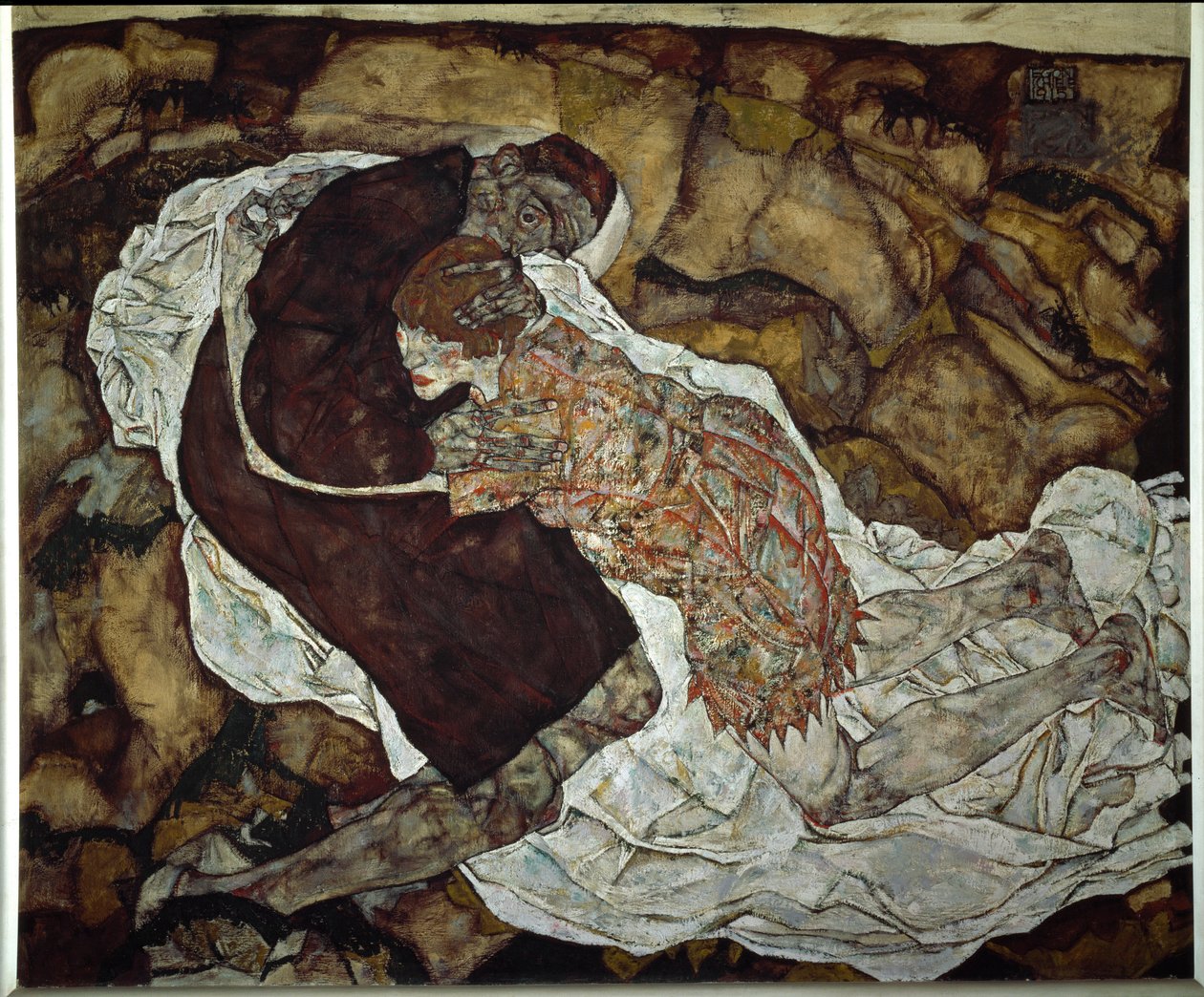 Woman and Death by Egon Schiele