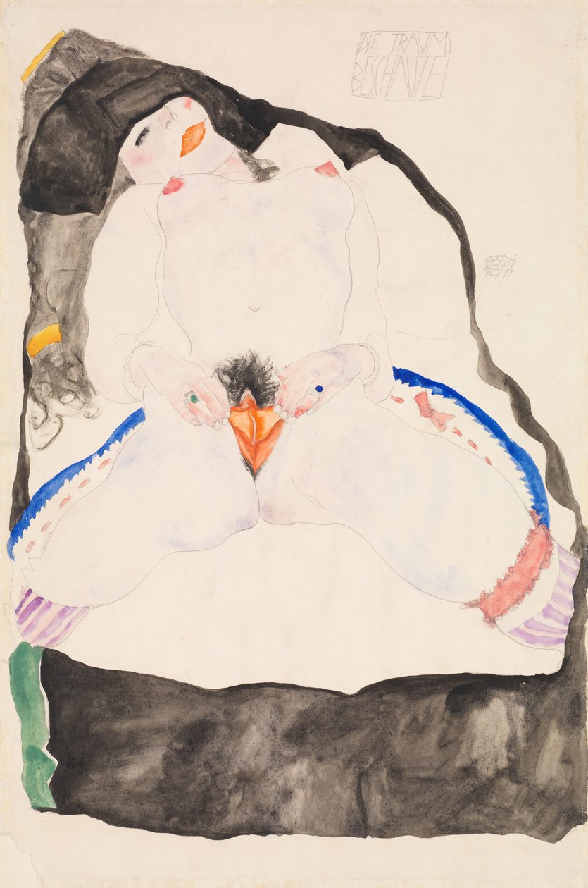 Observed in a Dream, 1911 by Egon Schiele