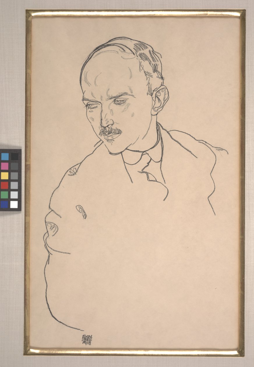 Portrait of Guido Arnot by Egon Schiele